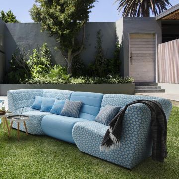 Gartensofa 3 Sitzer wetterfest Solido Outdoor Sofa