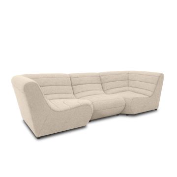 Gartensofa 3 Sitzer wetterfest Solido Outdoor Sofa sand beige