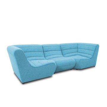 Gartensofa 3 Sitzer wetterfest Solido Outdoor Sofa türkis