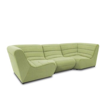 Gartensofa 3 Sitzer wetterfest Solido Outdoor Sofa grün