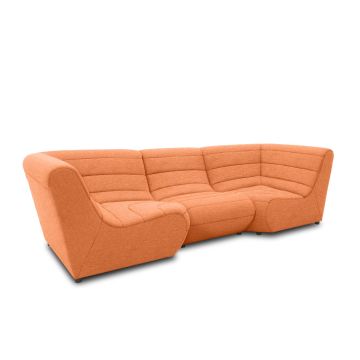 Gartensofa 3 Sitzer wetterfest Solido Outdoor Sofa terra orange