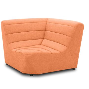 Gartensofa Eckelement wetterfest Solido Polsterecke Modul terra orange