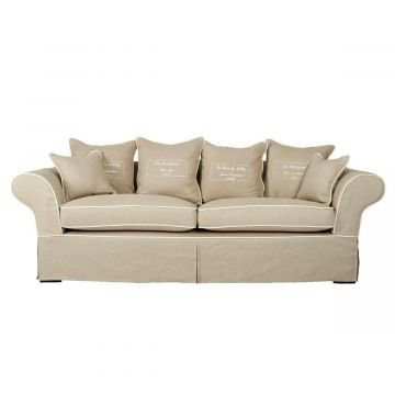 Hussensofa Landhausstil Ascot abnehmbare Husse optional Schlaffunktion