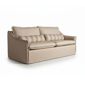 Hussensofa Jersey amerikanischer Landhausstil Leinen