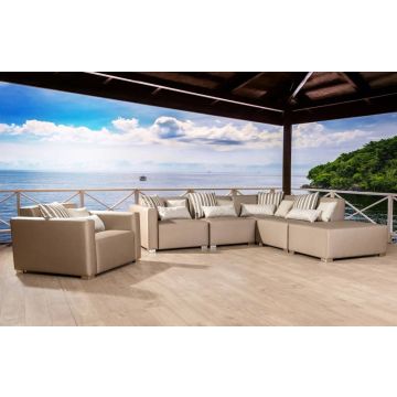 Loungegruppe Ibiza Big Outdoor Silvertex wetterfest