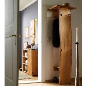 Multigarderobe Woodline Eiche massiv geölt sägerauh