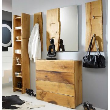 Flurgarderobe Eiche massiv komplett Woodline Version 3