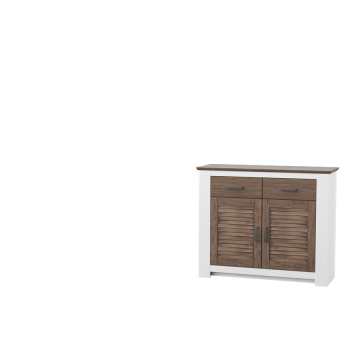 Kommode Landhausstil Aruba Pinie weiss - terra