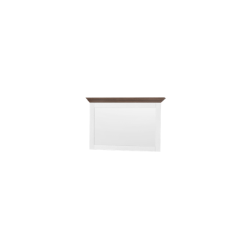 Wandspiegel massiv Landhausstil Aruba 110x73 cm Pinie weiss - terra
