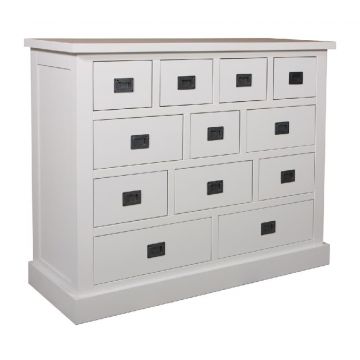 Landhaus Kommode 12 Schubladen Vintage Kubic