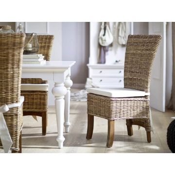 Landhaus Rattanstühle 2 Stück im Set Salsa