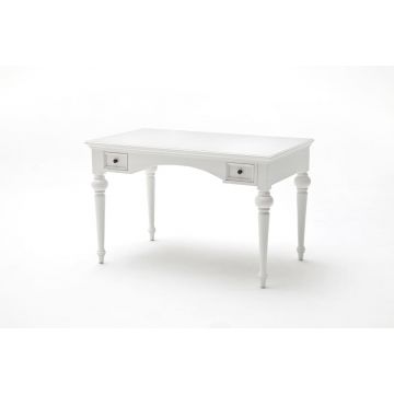 Landhaus Schreibtisch weiß antik Provence 120x70 cm