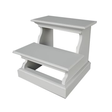 Landhausstil Trittleiter weiß antik Halifax Multistep