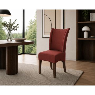 Lederstuhl Lombardo Echt Leder Rouge Gestell Bassano