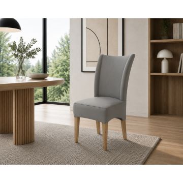 Lederstuhl Lombardo Echt Leder Steel Gestell Gold