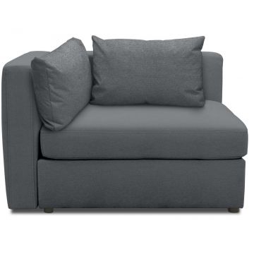 Outdoor Sofa wetterfest Eckelement links Room Grau