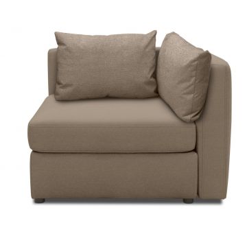 Outdoor Sofa wetterfest Eckelement rechts Room Taupe braun