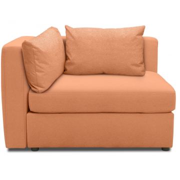 Outdoor Sofa wetterfest Eckelement links Room Terra orange