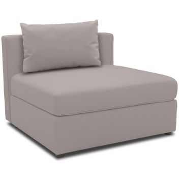 Outdoor Sofa wetterfest Sesselmodul Room Silber grau