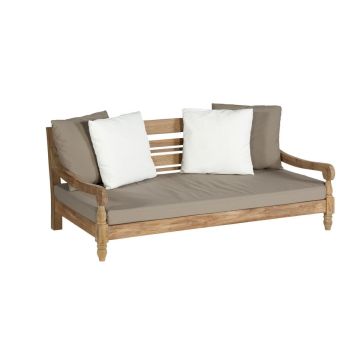 Gartensofa Kawang Teak 2-Sitzer mit Polster - Exotan