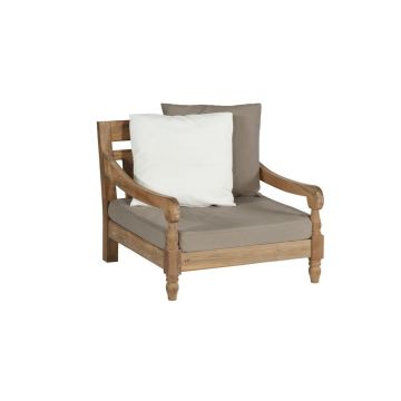 Gartensessel Kawang Teak mit Polster - Exotan