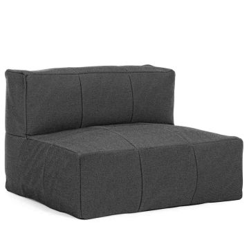 Loungesessel Outdoor wetterfest Sparrow Bezug Olefin Anthrazit Modul