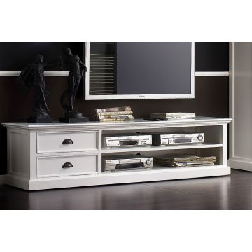 Lowboard Landhausstil weiss antik Halifax Breite 180 cm