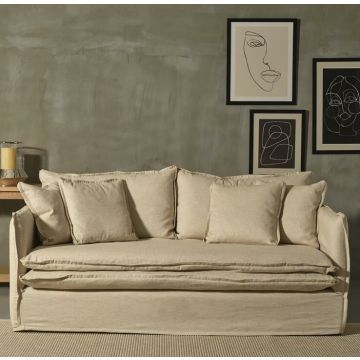 Hussensofa Nantes im traditionellen Landhausstil
