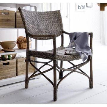 Rattansessel Squire 2 Stück natur black wash