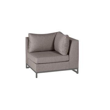 Eckelement Lounge Rhodos Nanotex Taupe