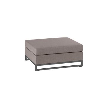 Hocker Lounge Rhodos Nanotex Taupe 90x90 cm