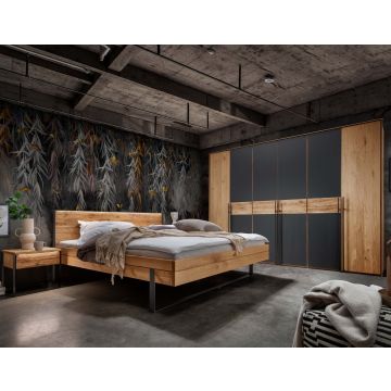 Schlafzimmer komplett Massivholz Eiche Boston 4 teilig
