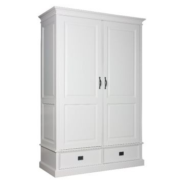 Wäscheschrank Shabby chic Monique 2 Türen 2 Schubladen