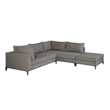 Design Gartenlounge Sicilie Nanotex Taupe rechts