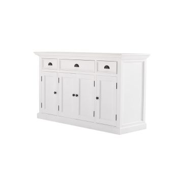 Sideboard 4 türig Landhausstil weiss Halifax B192