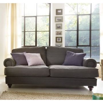 Landhausstil Sofa Lafayette 2 Sitzer weich und bequem lose Kissen