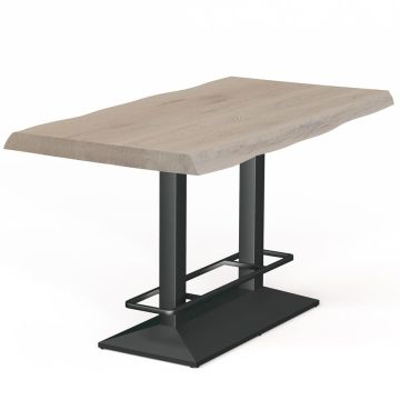 Stehtisch Wildeiche rustikal massiv 140x80 cm Toulon von Bodahl