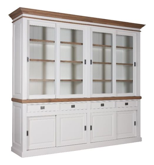 Buffetschrank Landhausstil York Shabby chic Oak groß 135