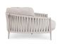 Daybed wetterfest Aluminium Gartenlounge beige Jacinta