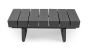 Outdoor Couchtisch wetterfest Aluminium Infinity anthrazit 73,5x73,5cm