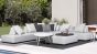 Loungeset wetterfest Piper sand 4 teilig mit Kissen Outdoor Gartenlounge