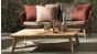 Outdoor Lounge Gartensofa wetterfest Geflecht scarlet Coachella