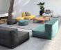 Loungesessel Outdoor wetterfest Sparrow Bezug Olefin Jade Modul