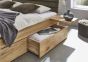 Bett sandgestrahlt Bettkasten 180x200 cm Cordkopfteil