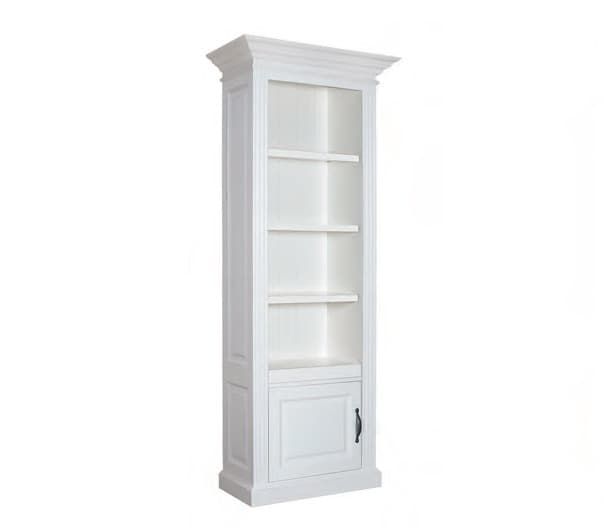 Bücherschrank Landhausstil York Shabby chic mit Tür