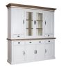 Buffet Landhausstil York Shabby chic Oak 2x4 Türen 5 Schubladen 127