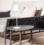 Gartenliege Daybed Outdoor grau Aluminium Everly wetterfest