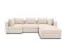Ecksofa Garten wetterfest Room modular Ecru beige