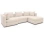 Ecksofa Garten wetterfest Room modular Ecru beige