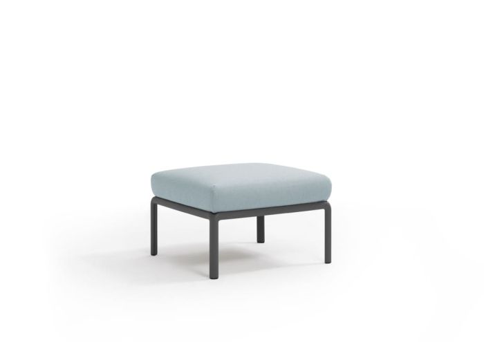 Komodo Hocker Antracite Ghiaccio Sunbrella